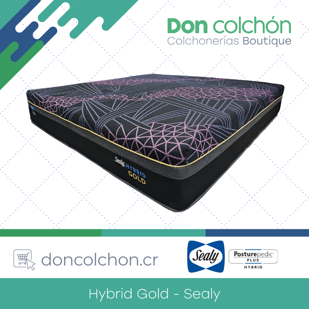 Colchón Matrimonial Hybrid Gold Posturepedic Sealy