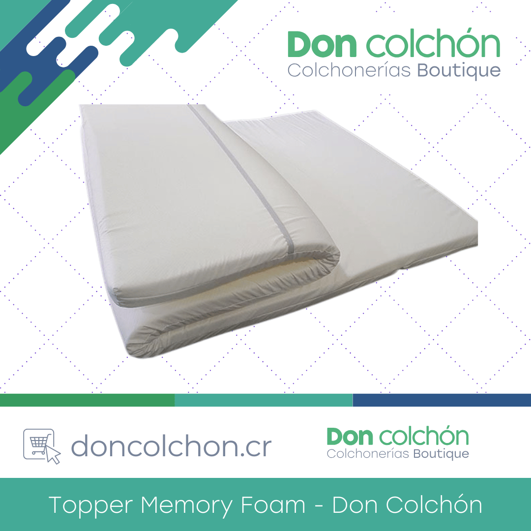 Topper Queen Ergonomic Viscoelástico Especial – Don Colchón Costa