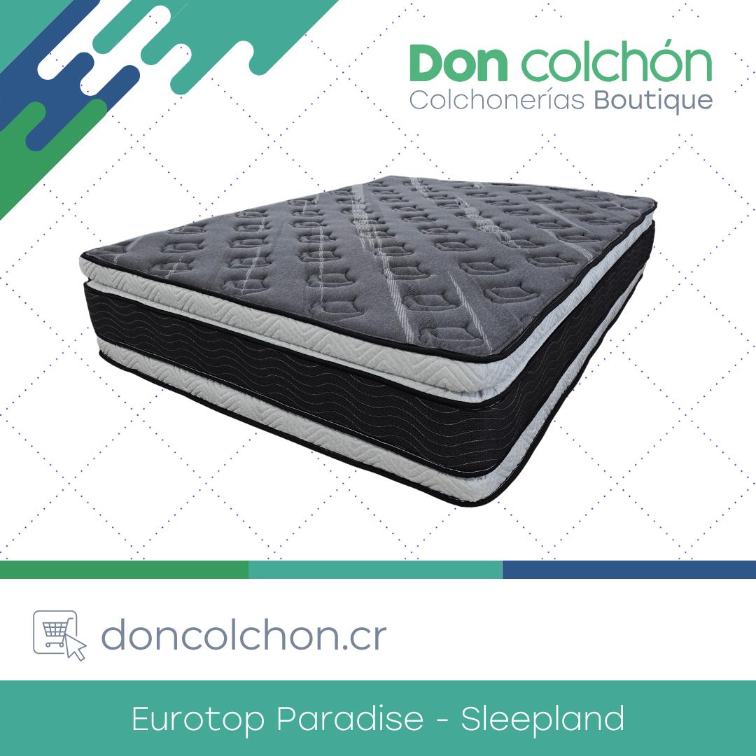 Colchón Individual Eurotop Paradise Sleepland
