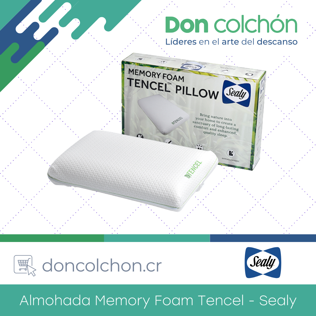 Almohada Sealy Memory Foam Tencel