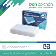 Almohada Sealy Memory Foam Cooling Gel Contour