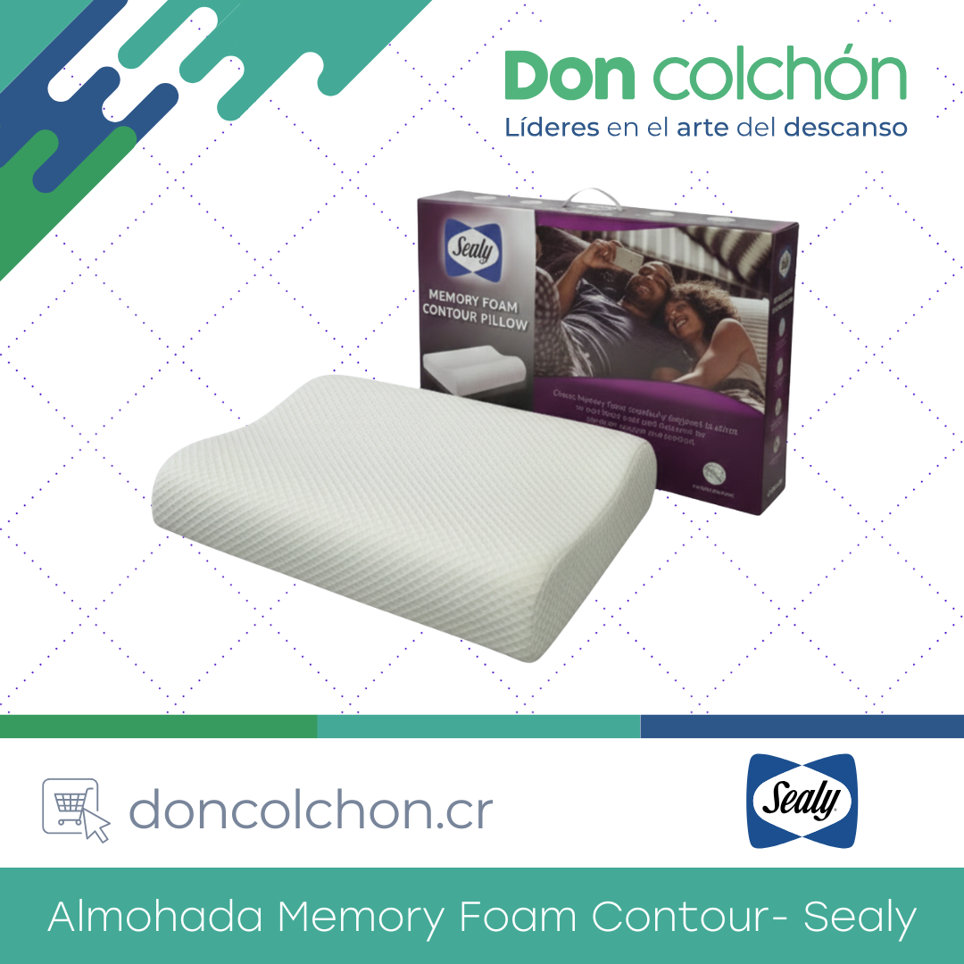 Almohada Sealy Memory Foam Contour