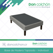 Base de Madera Tapizada Individual Personalizable