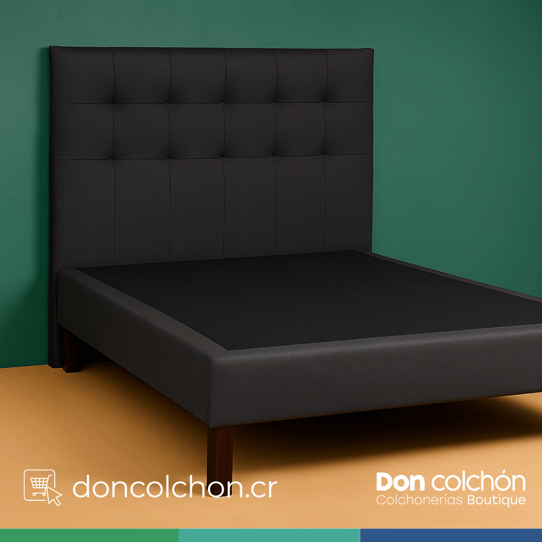 Cama Matrimonial Base con Respaldar Standard