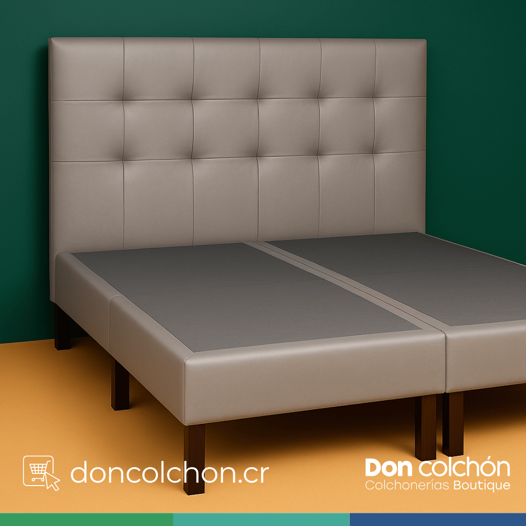 Cama King Base con Respaldar Standard
