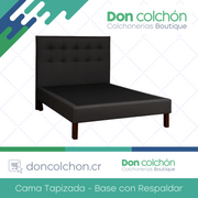 Cama Matrimonial Base con Respaldar Standard
