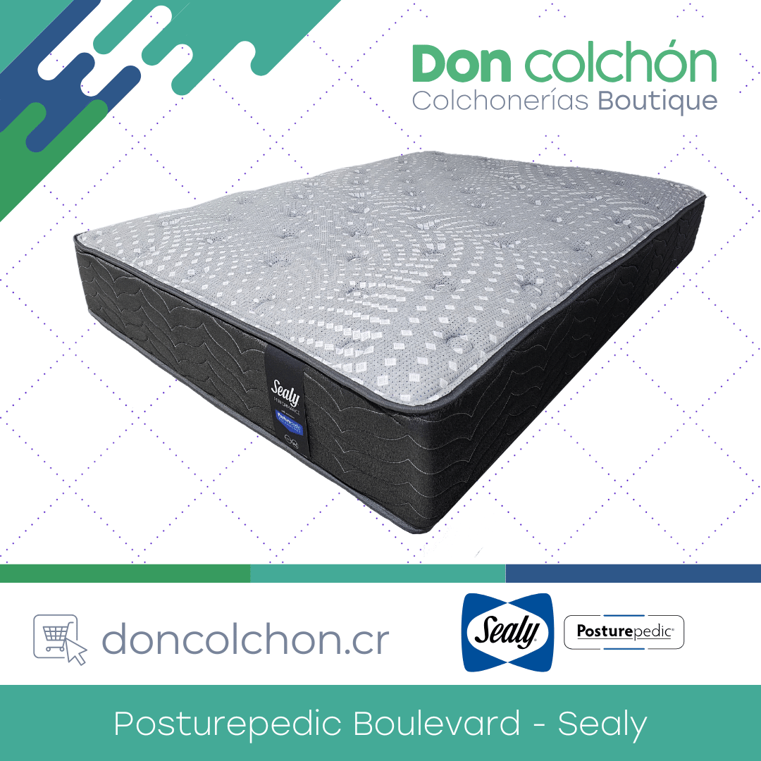 Colchón King Boulevard Posturepedic Sealy