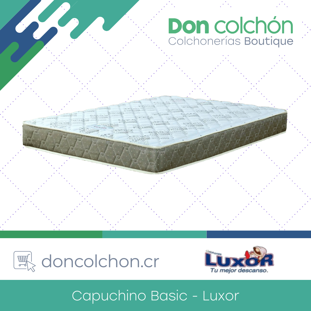 Colchón King Capuchino Basic Luxor