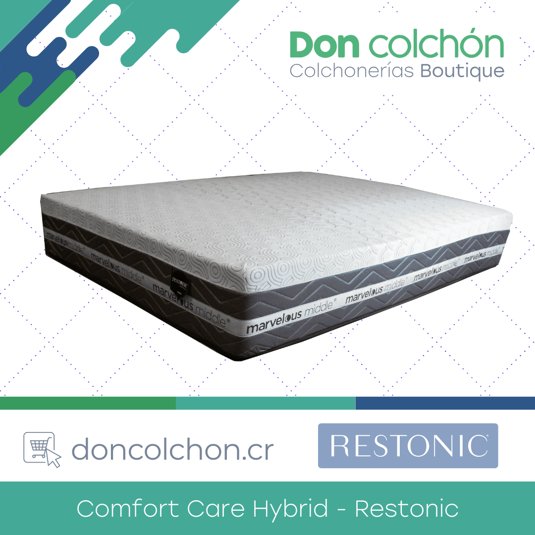 Colchón Twin XL Comfort Care Hybrid Restonic