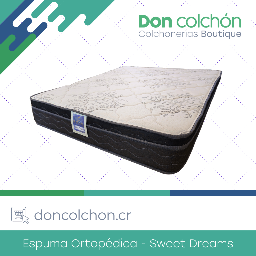 Colchón Queen Espuma Ortopédica Sweet Dreams