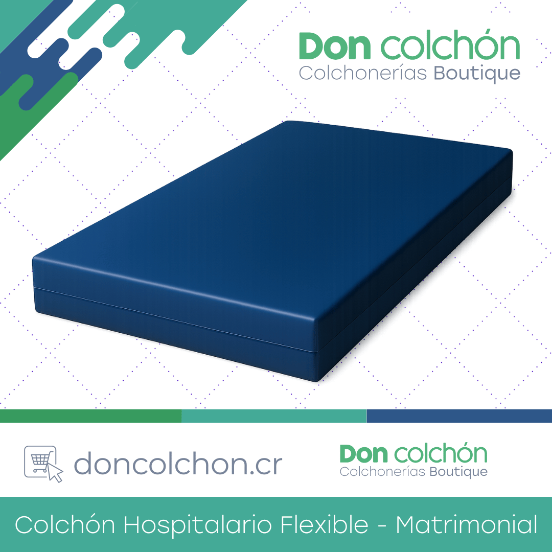 Colchón Matrimonial Hospitalario Flexible