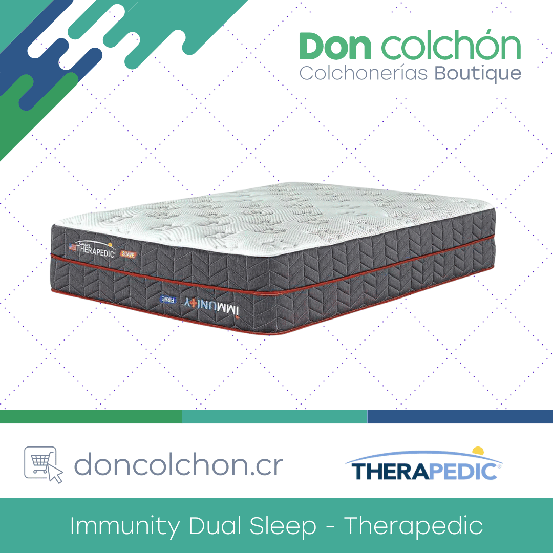 Colchón Queen Immnunity Dual Sleep Therapedic