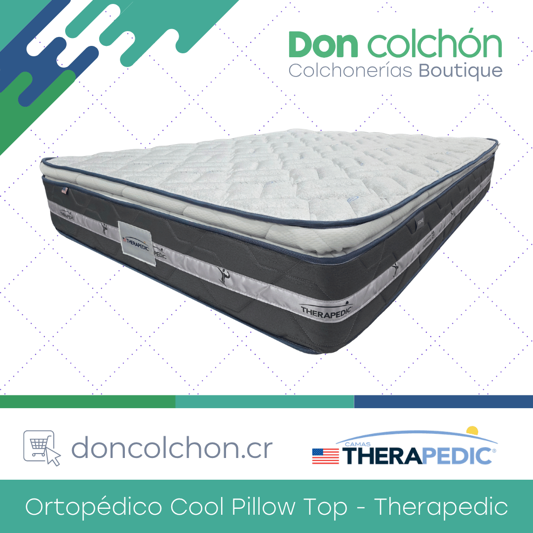 Colchón Individual Ortopédico Cool Pillow Top Therapedic
