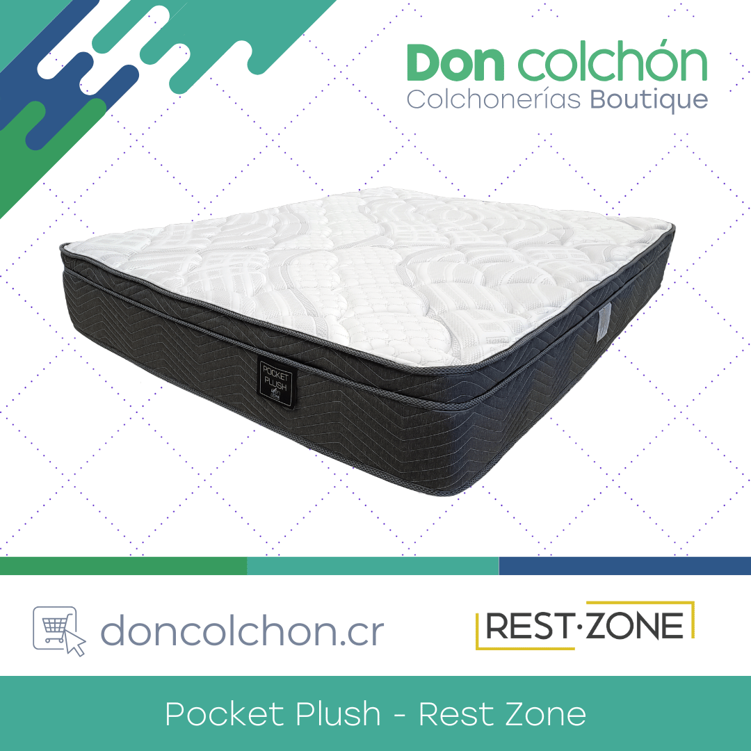 Colchón Queen Pocket Plush Rest Zone