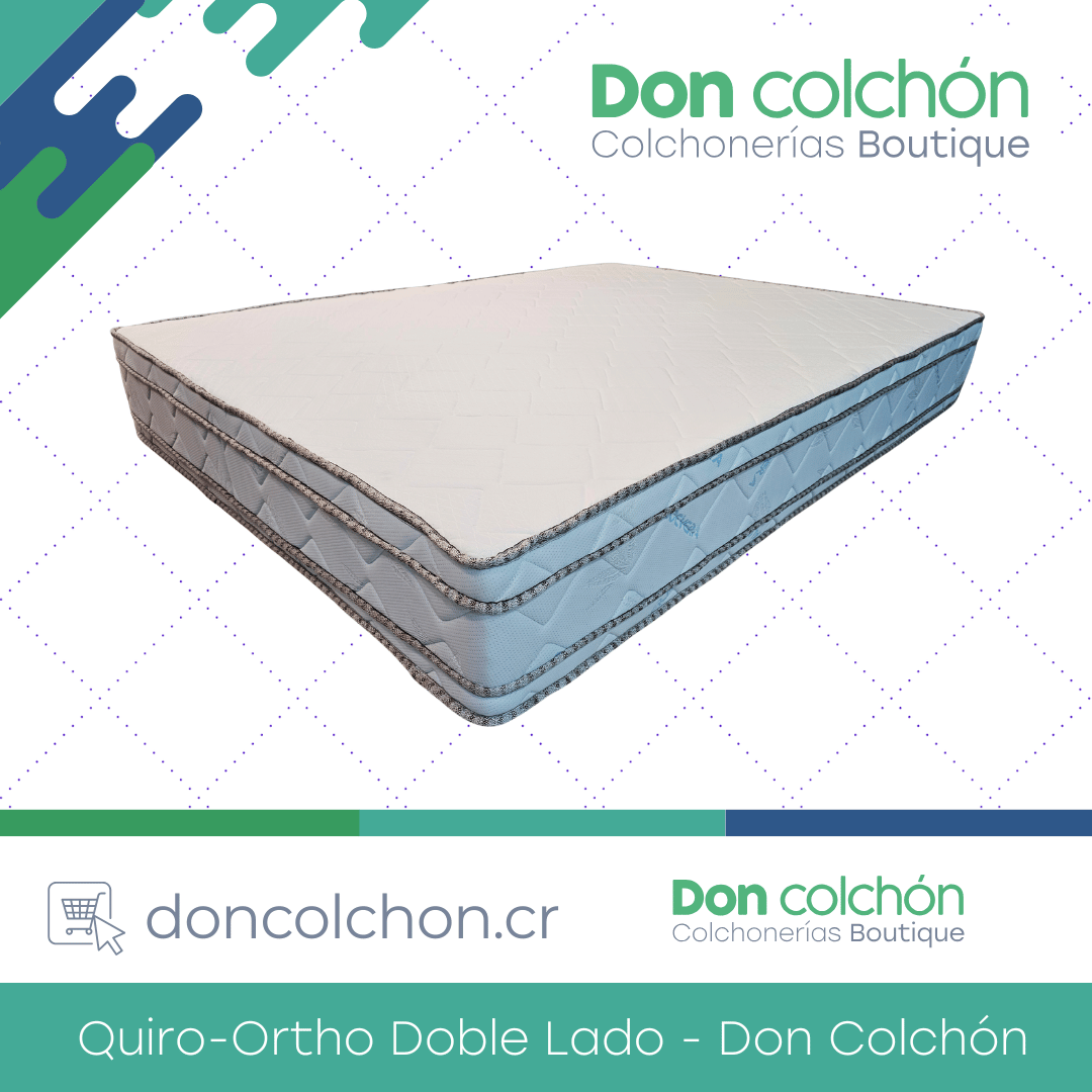 Colchón Individual Quiro-Ortho Doble Lado Don Colchón