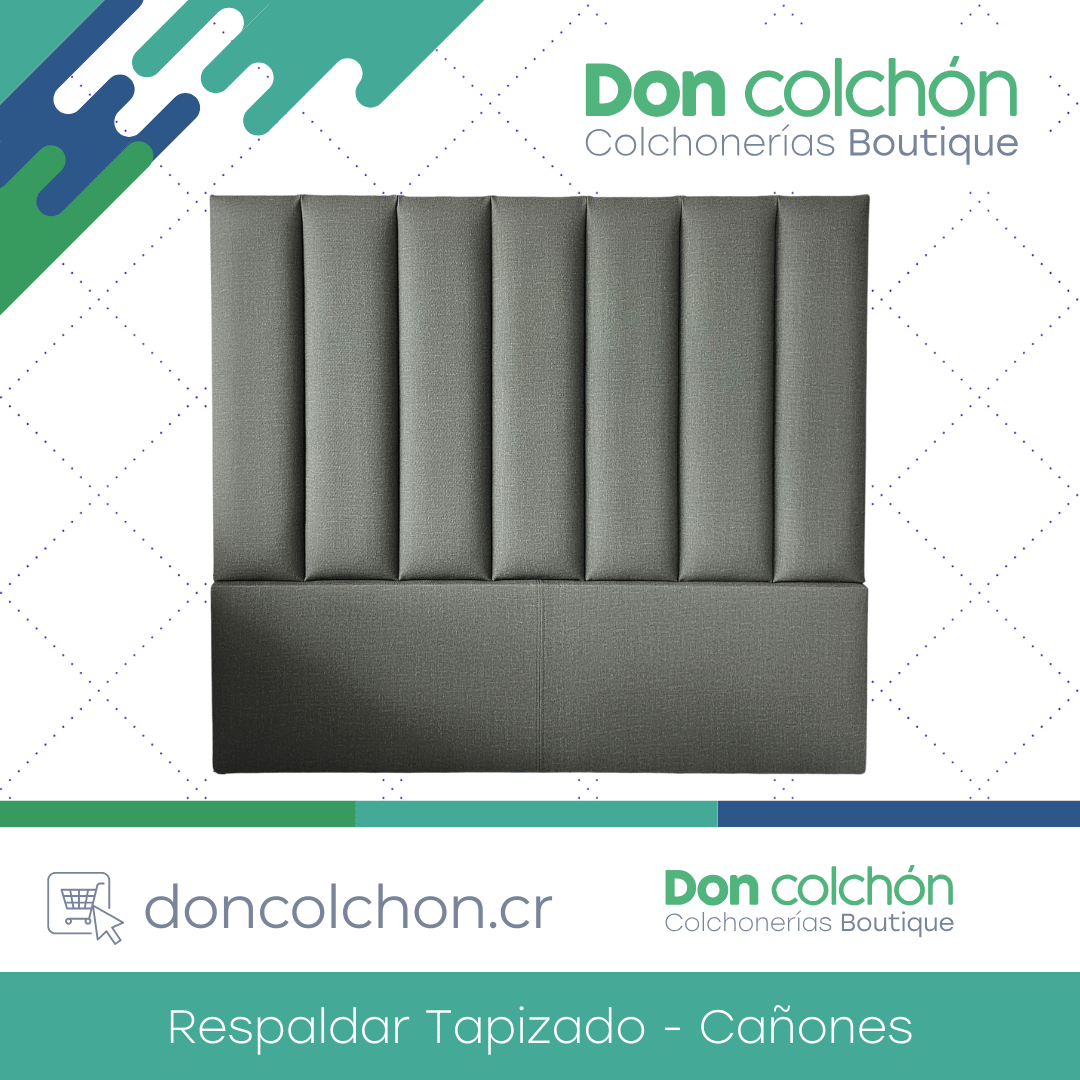 Respaldar Tapizado Individual Cañones