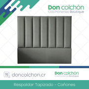 Respaldar Tapizado Queen Cañones