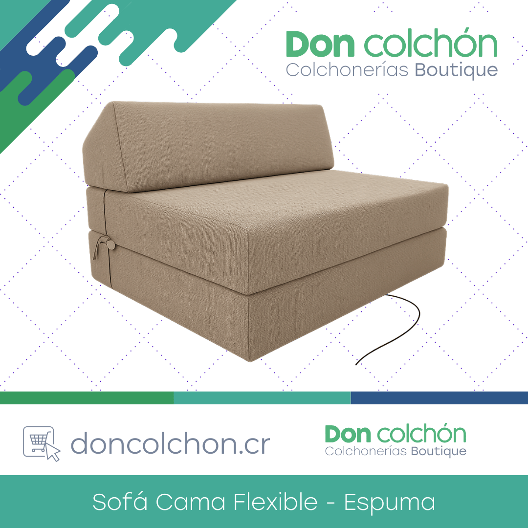 Sofa Cama Espuma Flexible Matrimonial