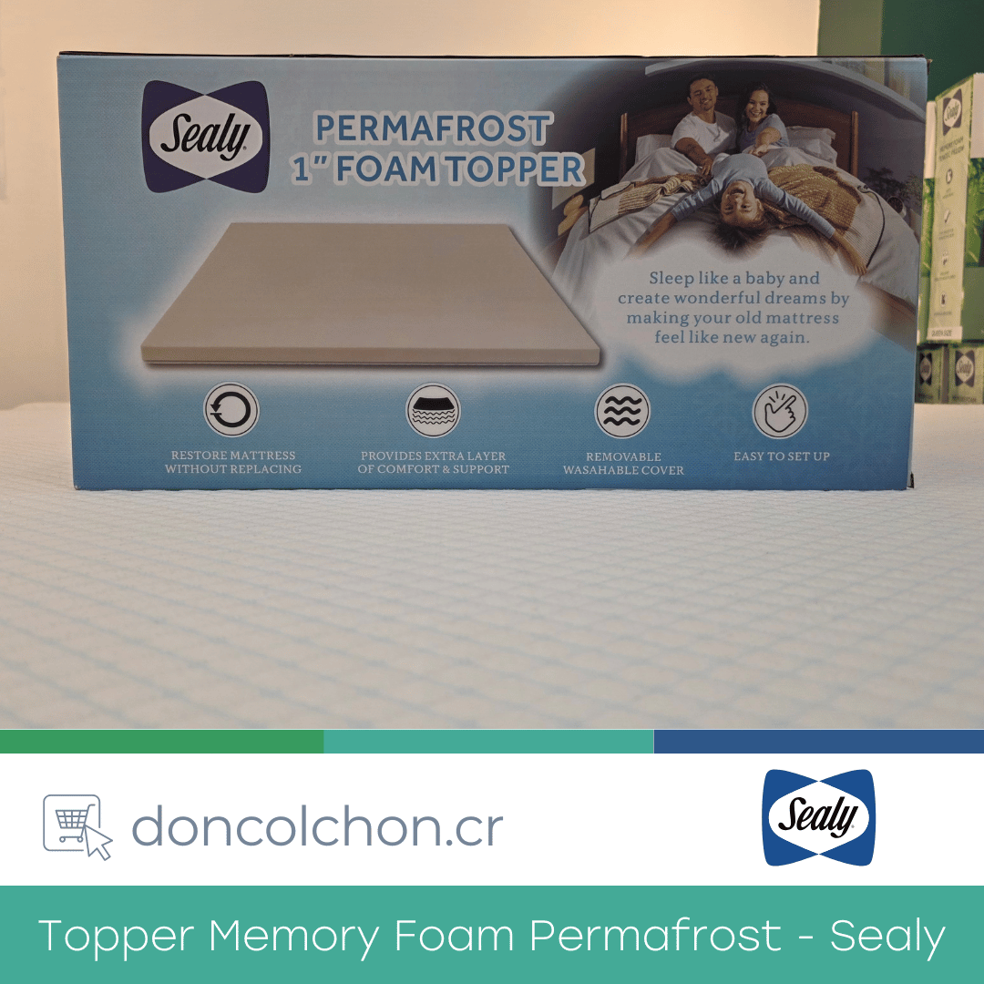 Topper Full Memory Foam Permafrost Sealy