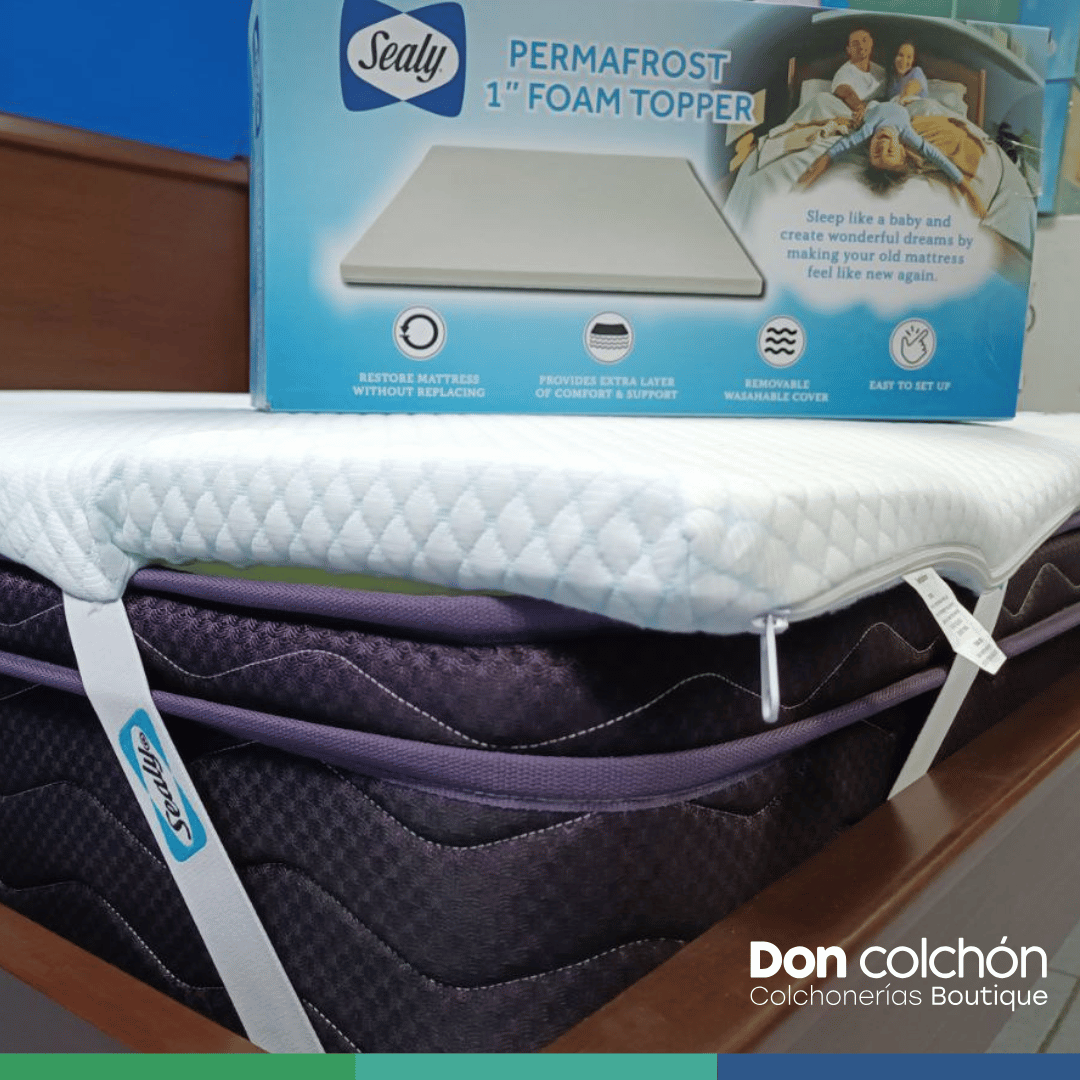 Topper Full Memory Foam Permafrost Sealy