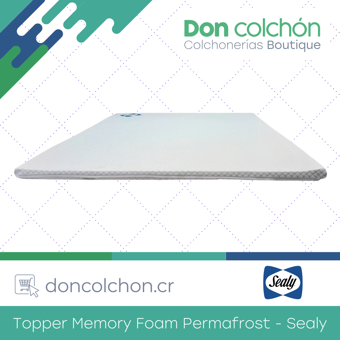 Topper Full Memory Foam Permafrost Sealy